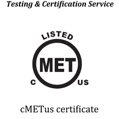 US MET Certificación Certificación de seguridad de MET Marca UL Marca de la misma validez en América del Norte