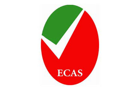 Los productos incluidos en el ámbito de aplicación de la certificación de registro de la ECAS deberán estar marcados con el logotipo de la ECAS y el número NB.