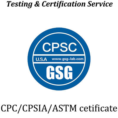 Certificado de productos infantiles Certificación CPC estadounidense Certificación norteamericana