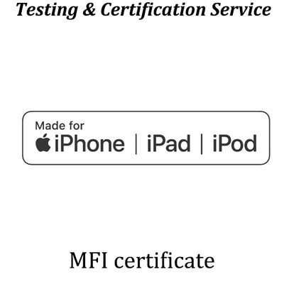 Apple MFi Certificación Apple's Made For iPhone / IPod / IPad Licencia de uso del logotipo concedida